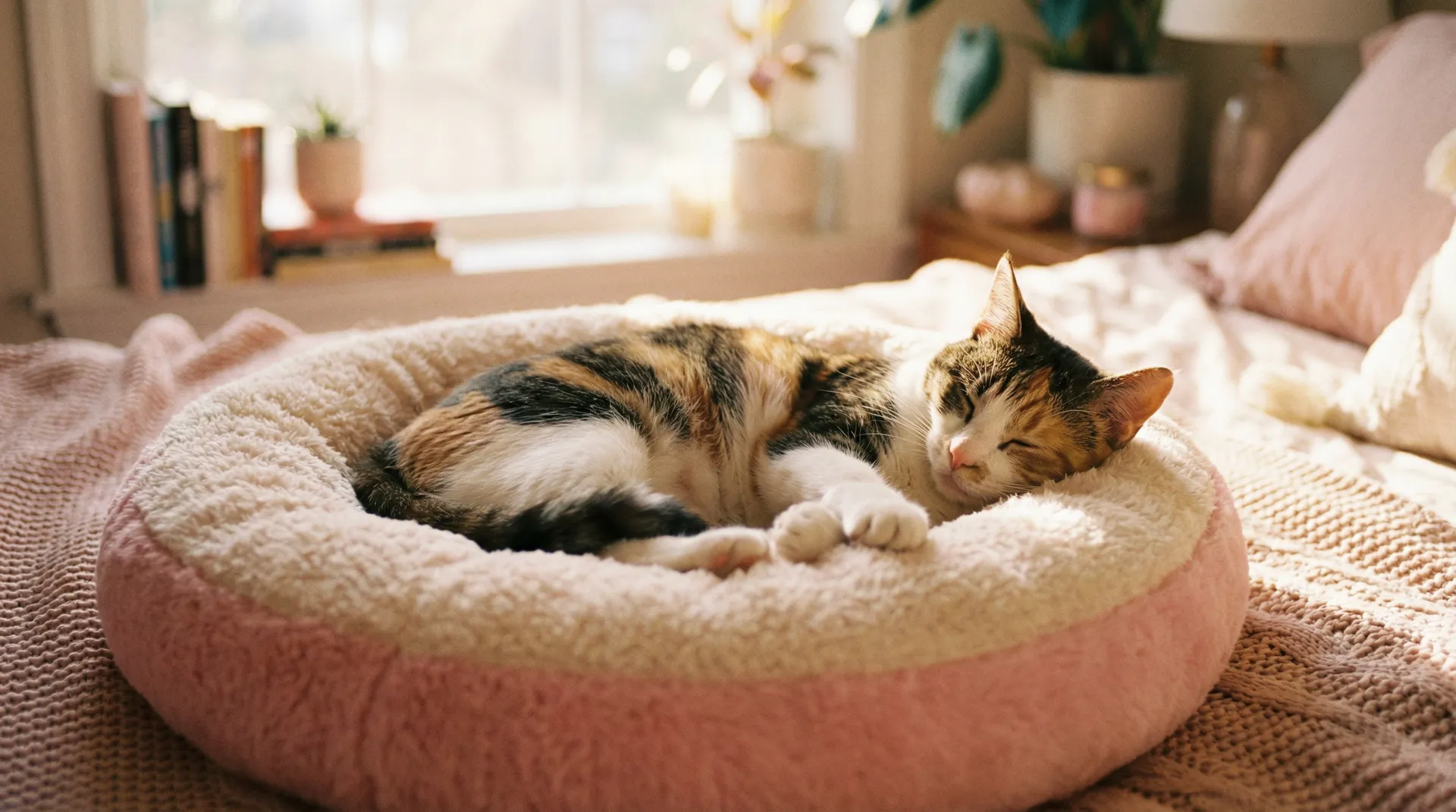 三花猫安静入睡 - 野花韩国高清视频